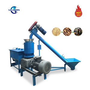 CE Wood Fuel Pellets Maker Mill Flat Die 500kg/h Industry Wood Biomass Pellet Making Machine Prices for Sale