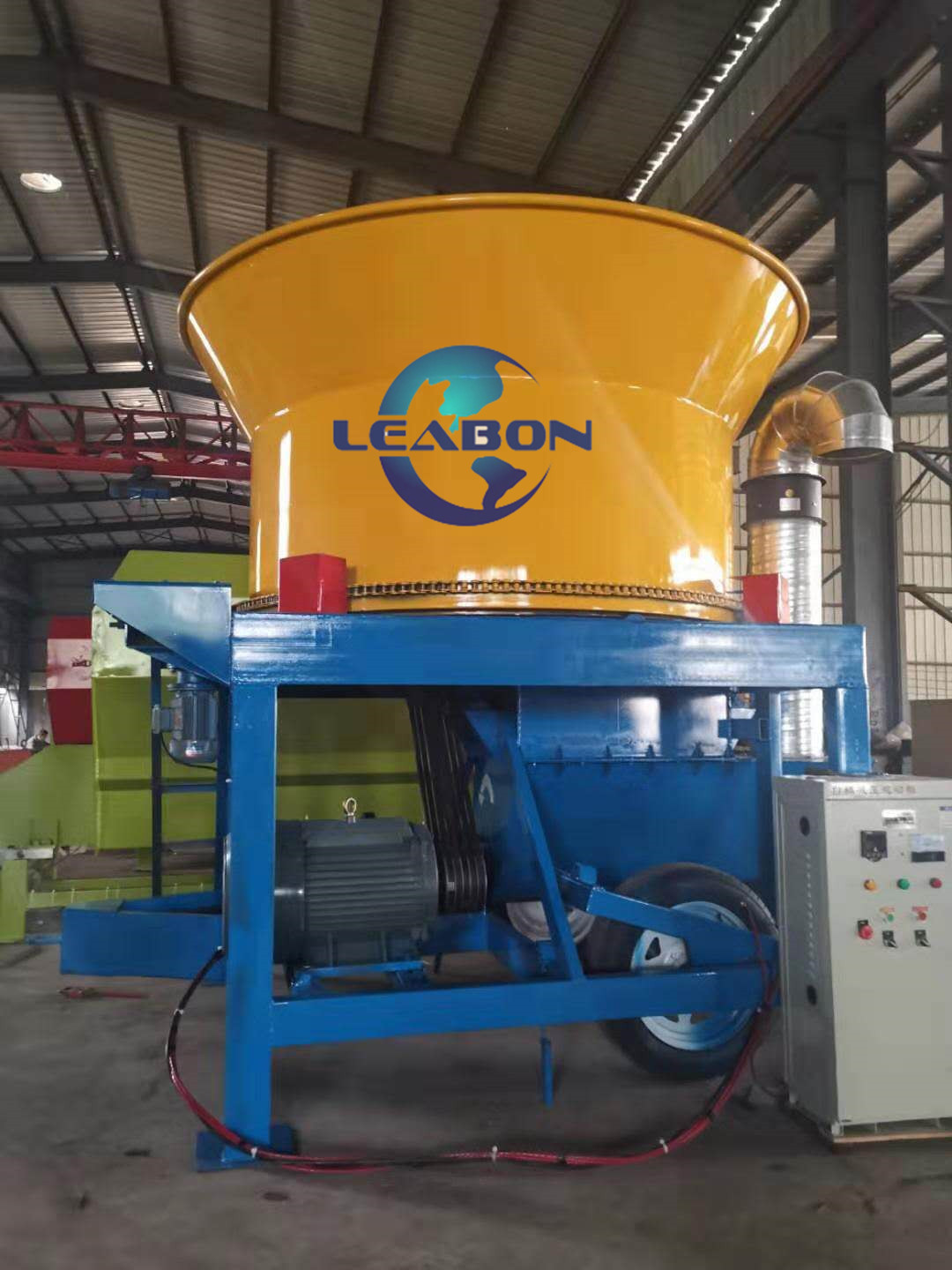 Power Plants Use Big Capacity Hay Bale Shredder Corn Straw Bale Tub Hammer Grinders