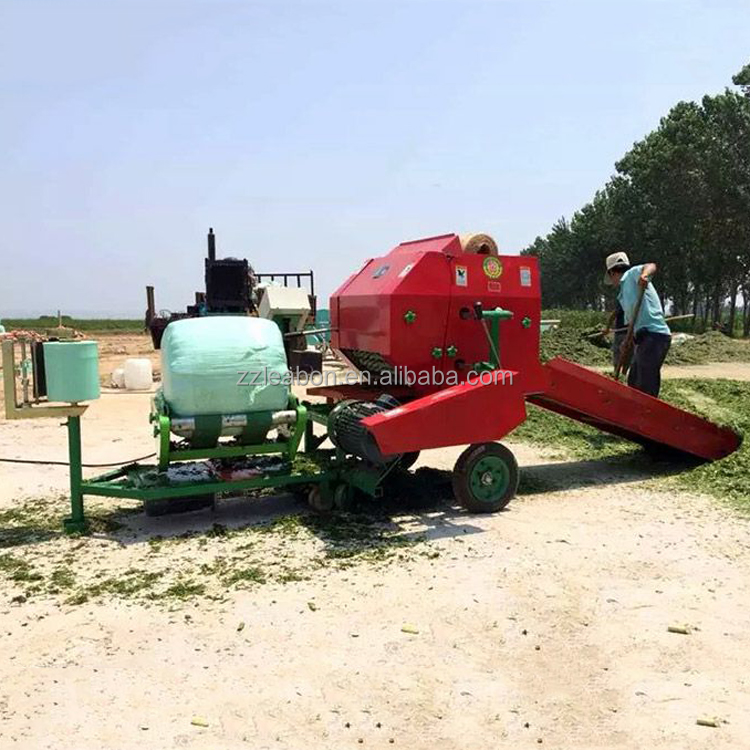 Hot Sale Mini Round Straw Hay Baler Price Corn Silage Round Baling Machine for Sale