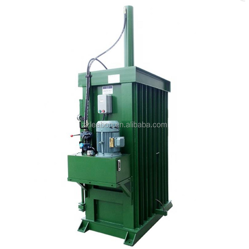 Vertical Press Plastic Bale Machine, Hydraulic Baler Used Clothes Compressing Baler Machine