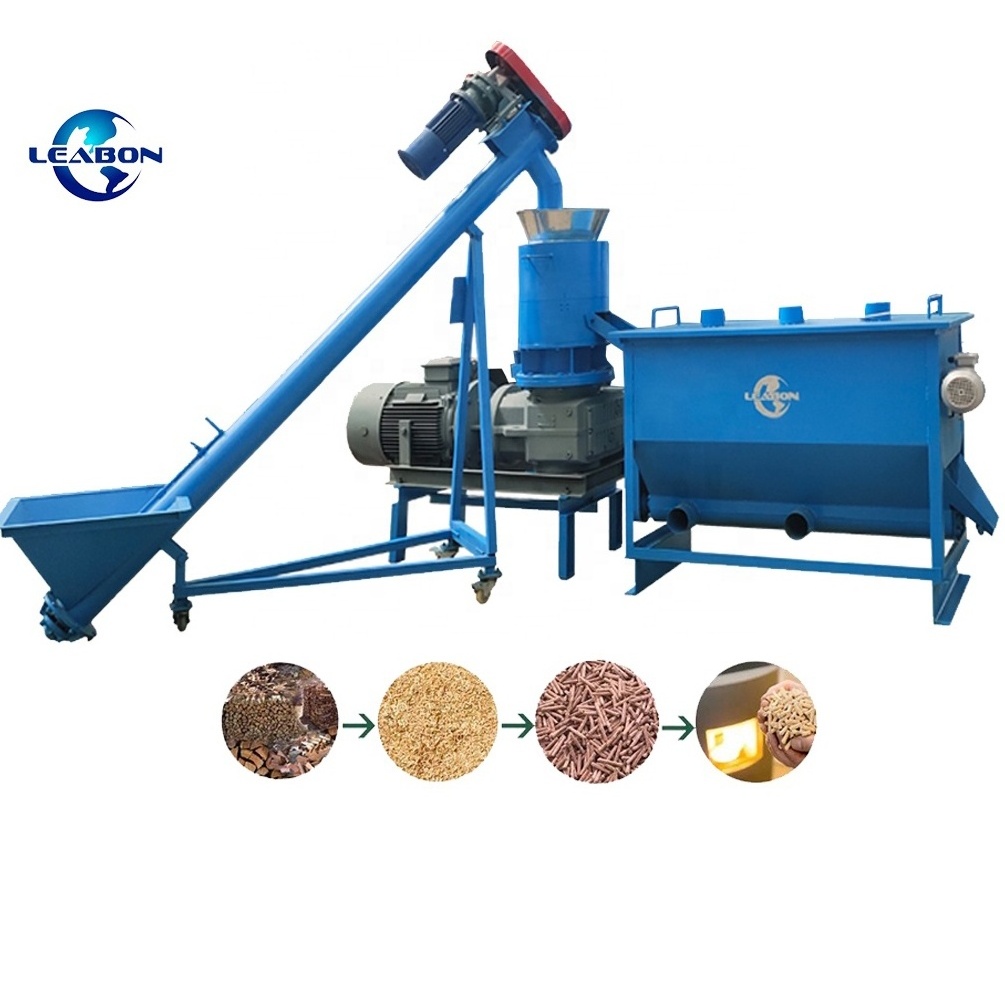 CE 300-350KG/H IHome Use Flat Die Biomass Wood Pellet Making Machine Wood Pellet Press Pellet Machine