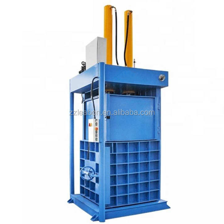 Vertical Press Plastic Bale Machine, Hydraulic Baler Used Clothes Compressing Baler Machine