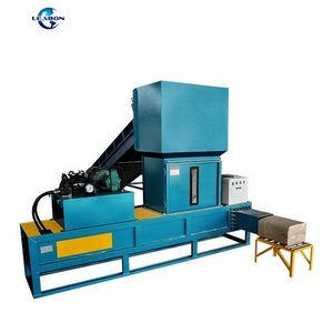 High Efficient Horizontal Bagging Machine Hay Rice Straw Pine Wood Shaving Baler for Sale