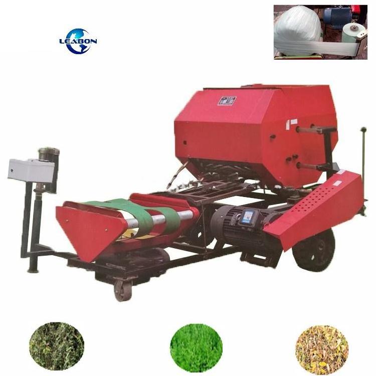 Farm Used Corn Wheat Crushed Stalk Baling Machine 50-65 Bales/H Mini Silage Straw Round Baler for Sale