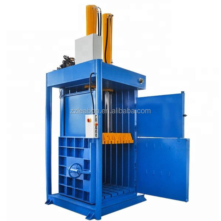 Vertical Press Plastic Bale Machine, Hydraulic Baler Used Clothes Compressing Baler Machine