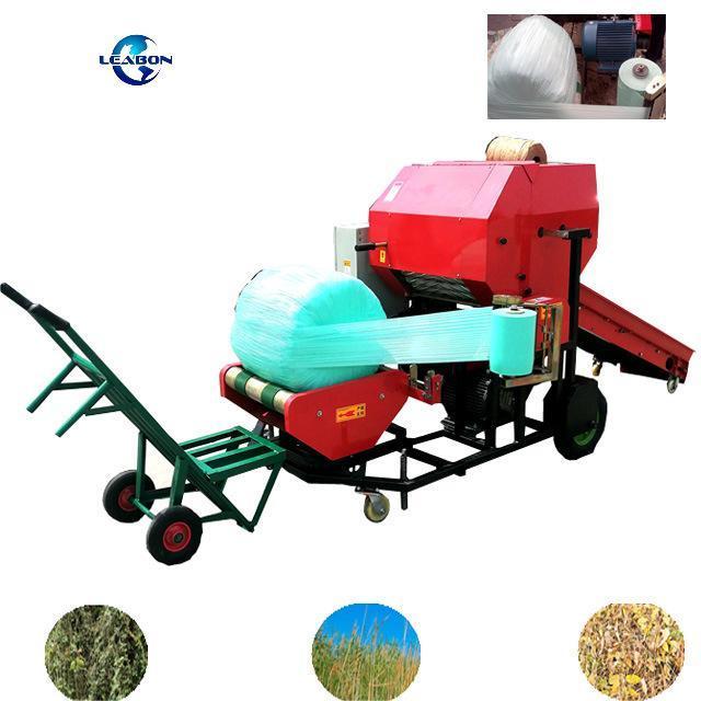 Farm Used Corn Wheat Crushed Stalk Baling Machine 50-65 Bales/H Mini Silage Straw Round Baler for Sale