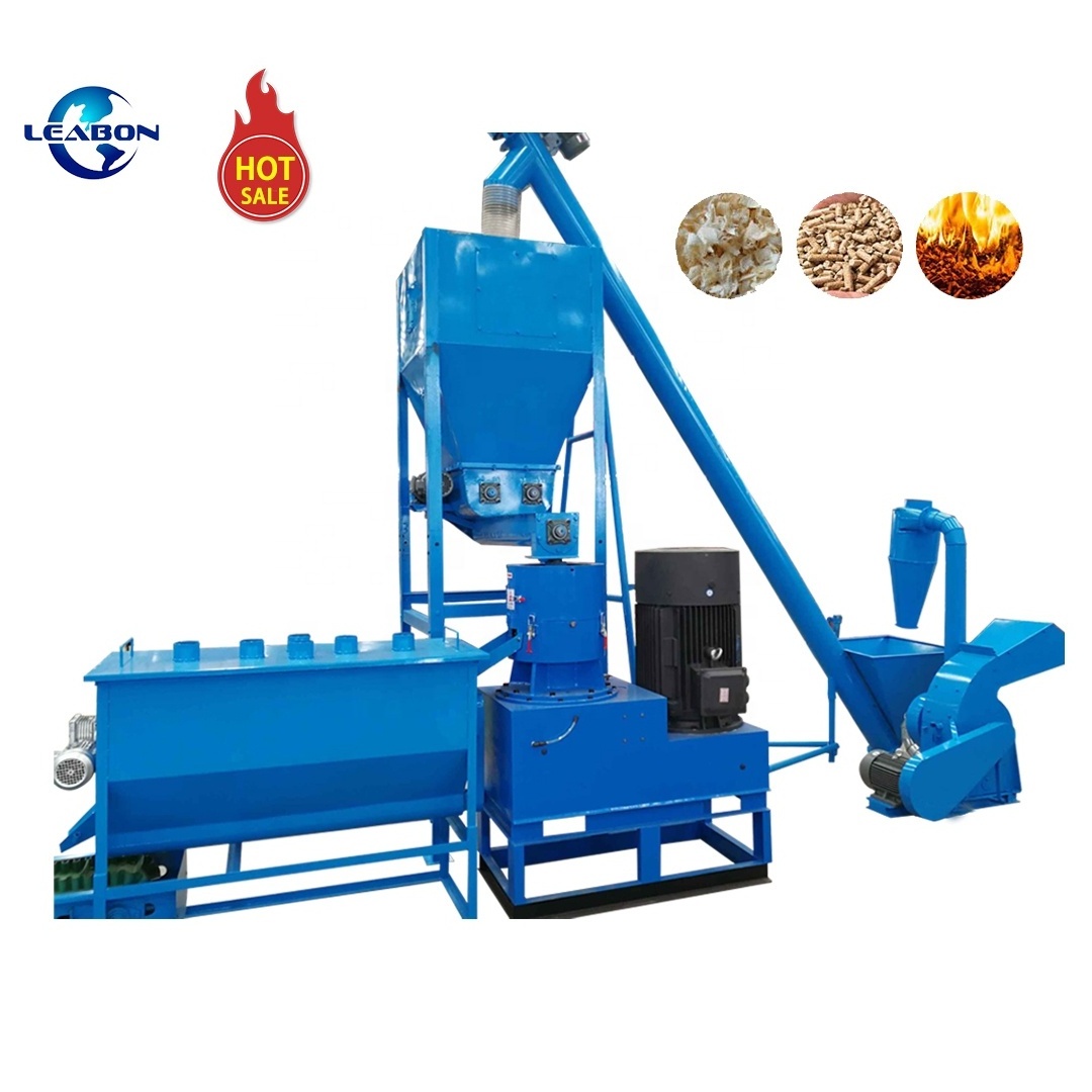 CE 300-350KG/H IHome Use Flat Die Biomass Wood Pellet Making Machine Wood Pellet Press Pellet Machine