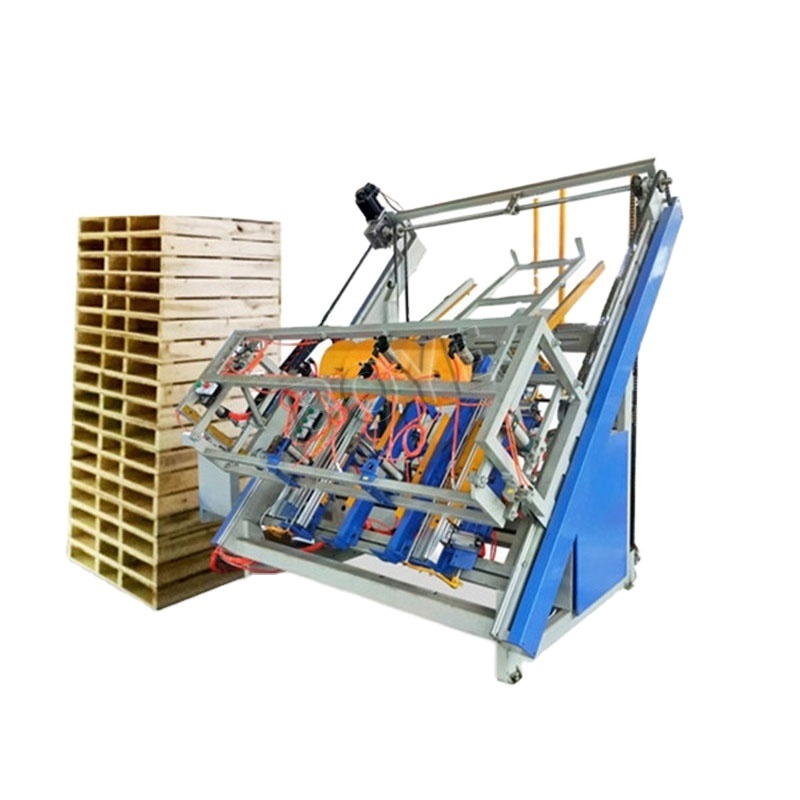 Hot Selling Automatic Europe Stringer Pallet Nailing Machine Automatic Wood Pallet Making Machine Price for Sale