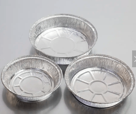 Various Sizes Disposable 9 inch frozen pizza 8 shallow take out aluminum foil pie plate/ tins with dome lids