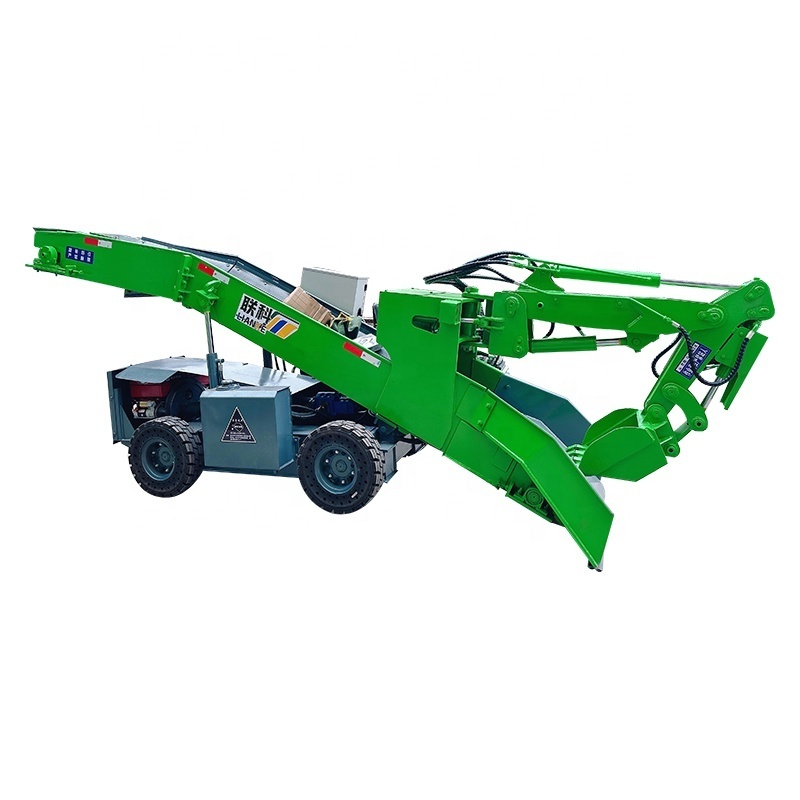 hydraulic mucking loader/hydraulic and electric mucking loader machine/digging mucking loader