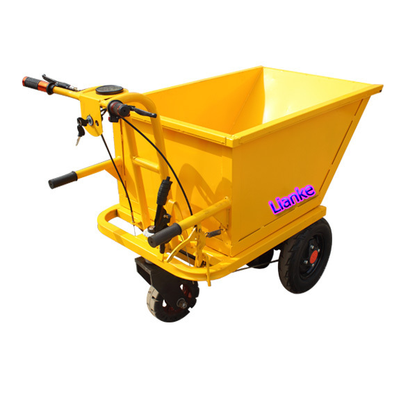 LK13 Rear dumping landscaping electric mini loader, LK12 electric small wheelbarrow for construction