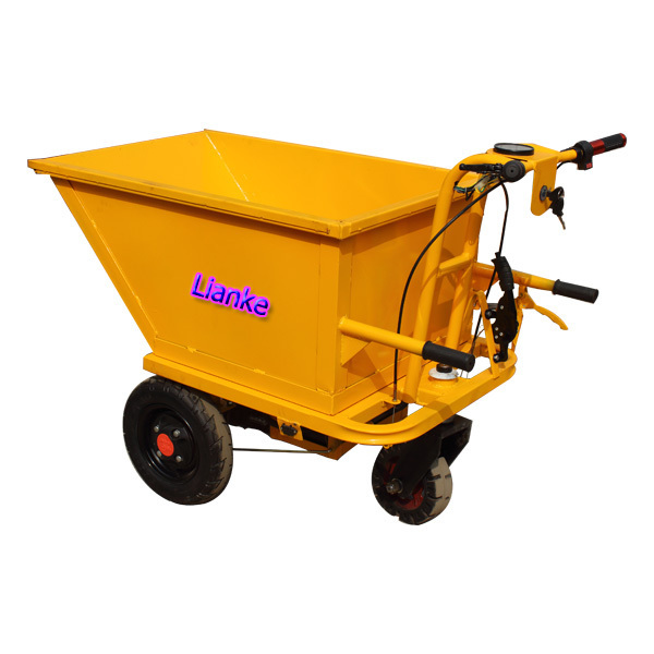 LK13 Rear dumping landscaping electric mini loader, LK12 electric small wheelbarrow for construction