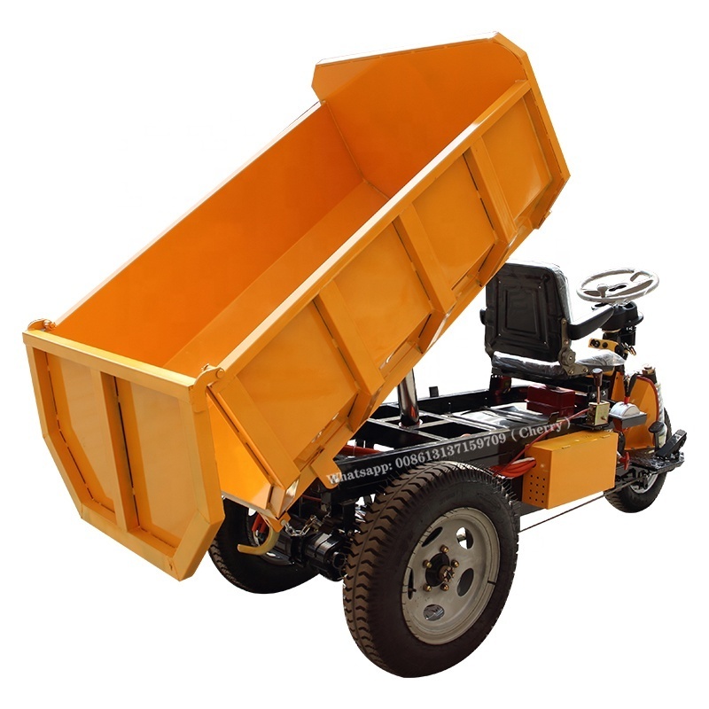 LK270 72V 3 wheels trike/big capacity mini dumper truck for farm factory/durable used electric tricycle for sale