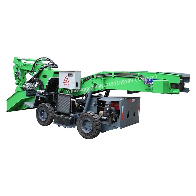 hydraulic mucking loader/hydraulic and electric mucking loader machine/digging mucking loader