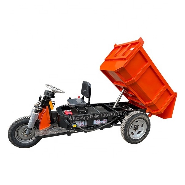 LK200E electric 3 wheeler,multi-function mini dumper truck, hydraulic and electric mini electric dumpers