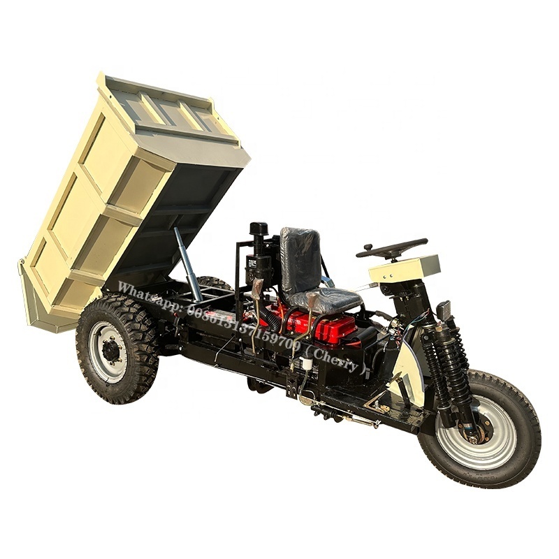 LK270D hydraulic diesel dump truck/three wheel motorcycle