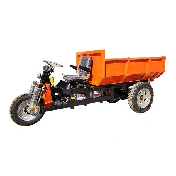 LK200 Self-lifting 3 wheel cargo motor tricycle to Peru/electric tricycle mini dumper/mining electric dump truck