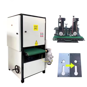 Lanqiao Automatic Industrial Sheet Metal Sanding Polishing Deburring Machine For Stainless Steel Aluminum