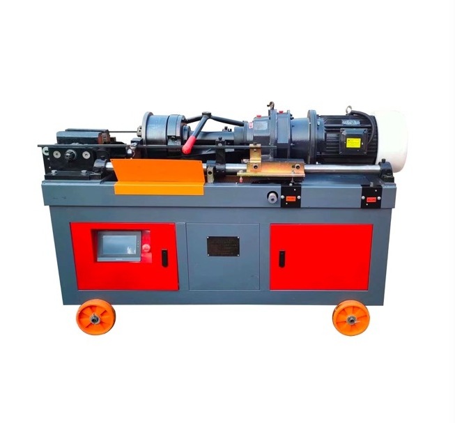 PLC Control Rebar Thread Rolling Machine 16-40mm Steel Bar Thread Making Machine