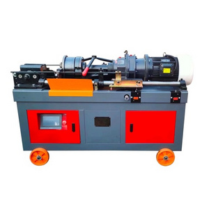 PLC Control Rebar Thread Rolling Machine 16-40mm Steel Bar Thread Making Machine