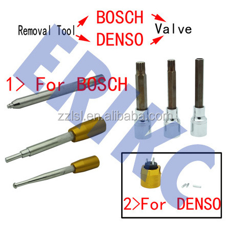 8PCS Valve Plate Remove Tools Common Rail Injector Repair and Injection Sealing Rings Device for Bosh denso injector