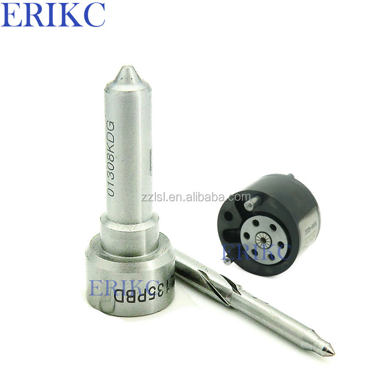 ERIKC diesel injector repair kit 7135-656 including nozzle L135PBD nozzle check valve 9308-621C for EJBR00504Z