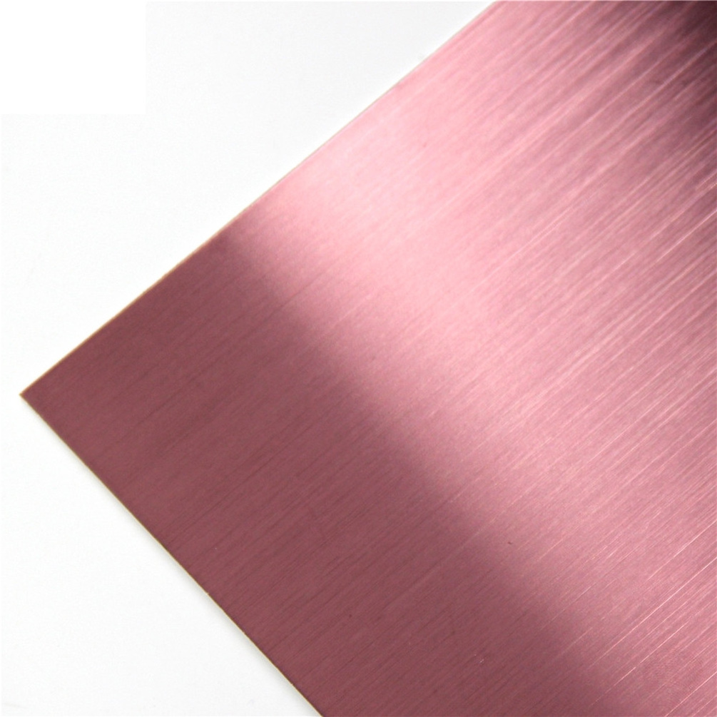 factory price no4 hairline stainless steel 210 304 stainless steel sheet for decoration