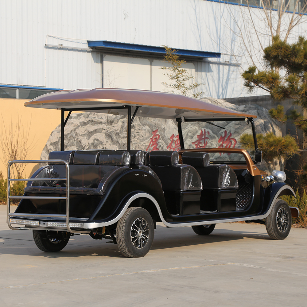 Retro Golf Cart Buggy Antique Sightseeing Electric Vintage Classic Car For Adults Sale