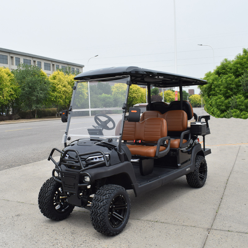 Gas Powered Golf Cart Buggy Sightseeing Scooter Comfortable Sightseeing Club Golf Buggy