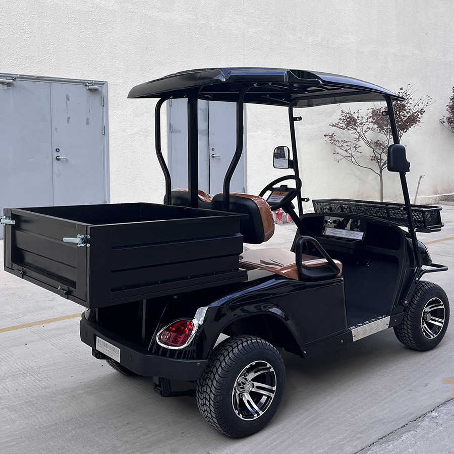 72V Lithium battery 4 Wheel Drive Cargo Buggy 2 Seater Electric UTV Golf Cart