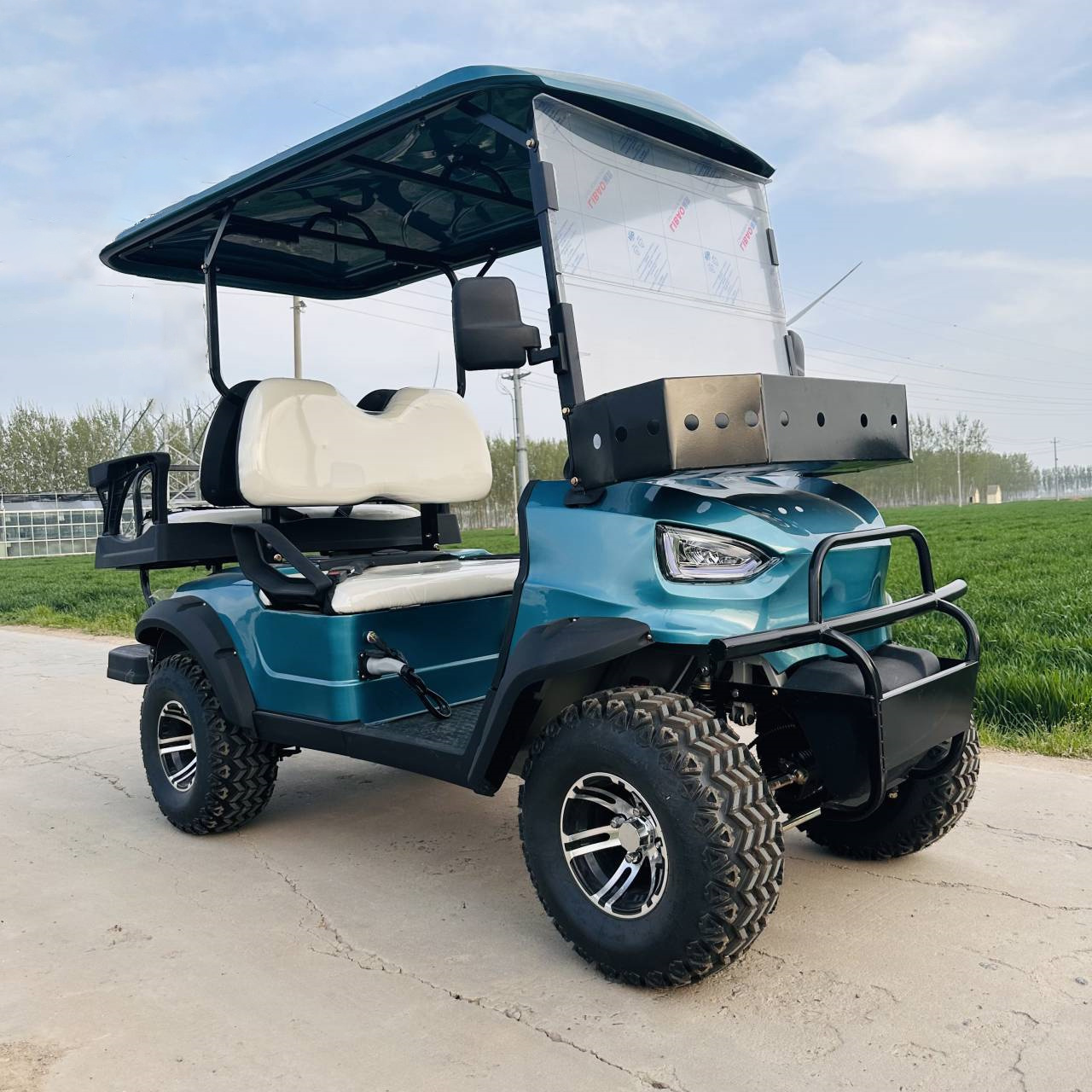 72v Electric Golf Cart Lithium Off Road Golf Cart 4 Seater 3.5kw-7kw 48V Steel Frame + ABS Engineering Plastic Molding Mate 7-9h