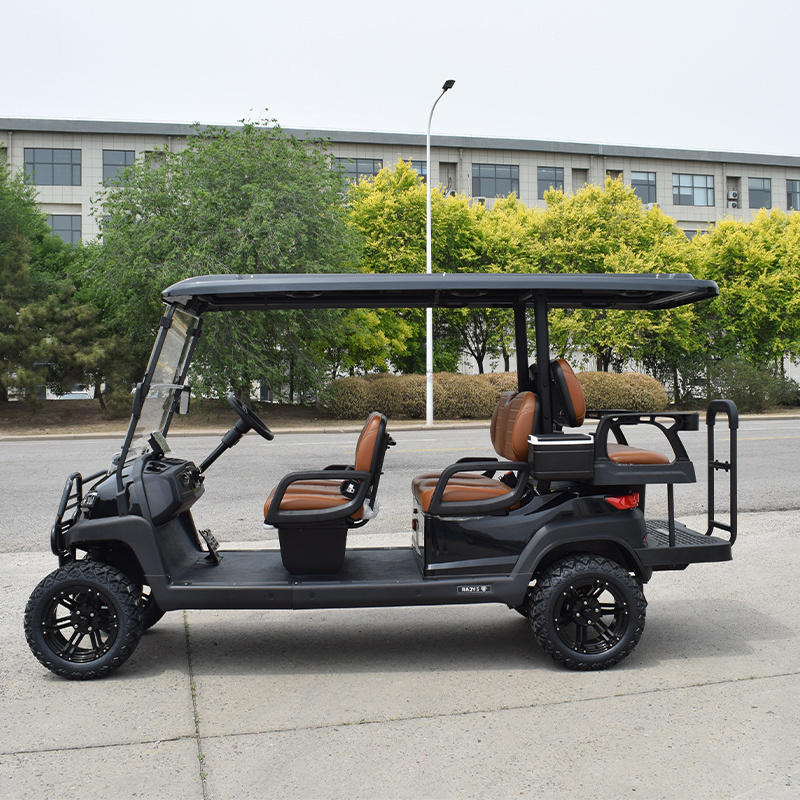 Gas Powered Golf Cart Buggy Sightseeing Scooter Comfortable Sightseeing Club Golf Buggy