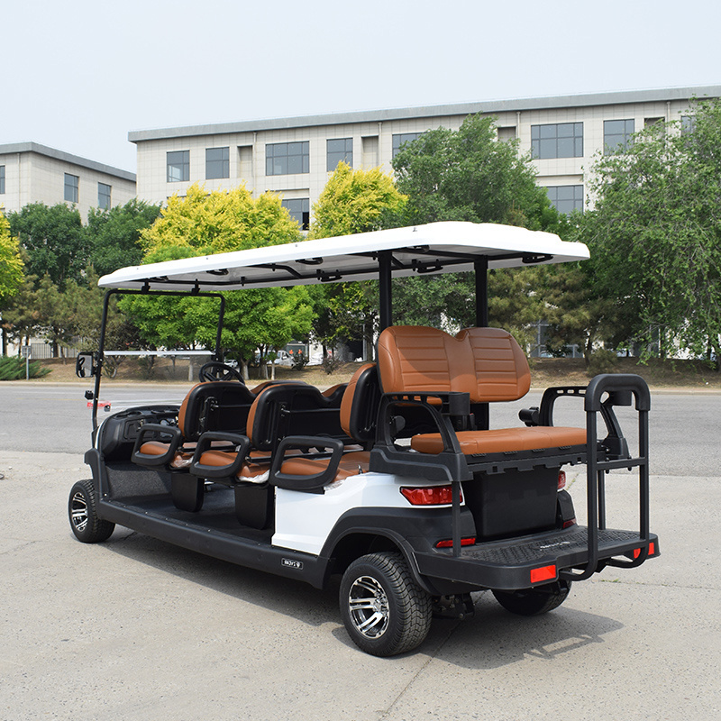 Golf Carts 8 Seater Electric Golf Cart Chinese Electric Car Price 72V Steel Frame + ABS Engineering Plastic Molding Mate 5 - 6