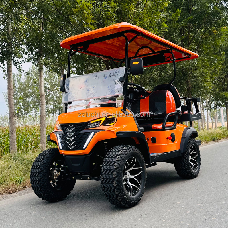 Free Shipping Lifted 4 Passenger golf cart electric new Brand New 4 Wheel Electric Club Car buggy cart For Sale