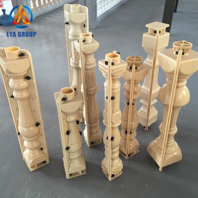 ABS plastic concrete precast balustrade baluster molds for house balcony