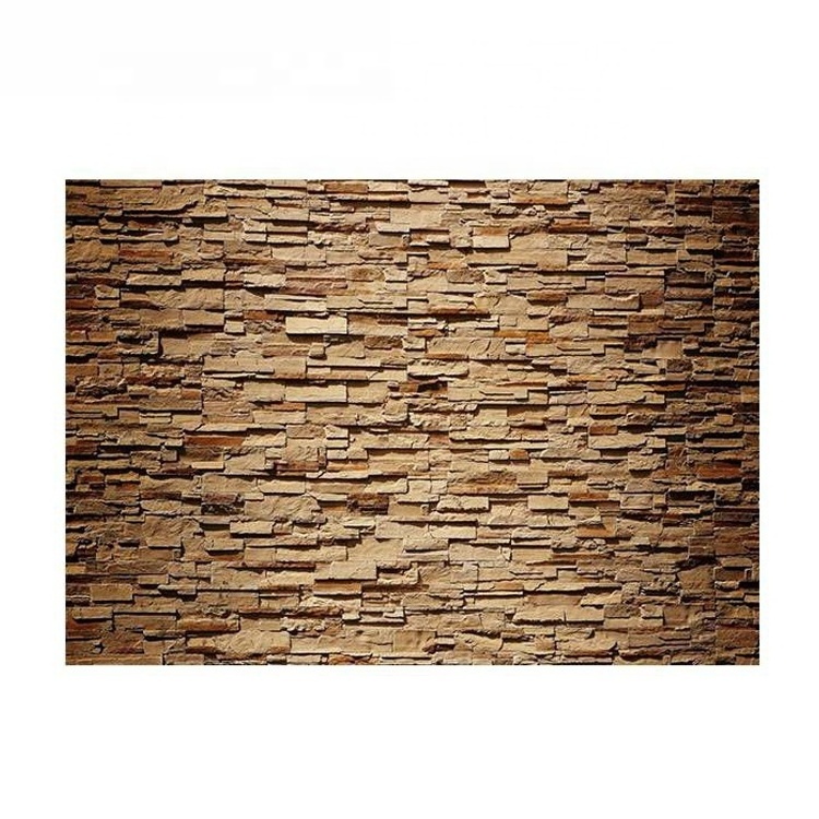 Chinese Good Quality Dry Stack Faux Stone Wall Panels Wholesale Faux Fur Artificial Stone Brick