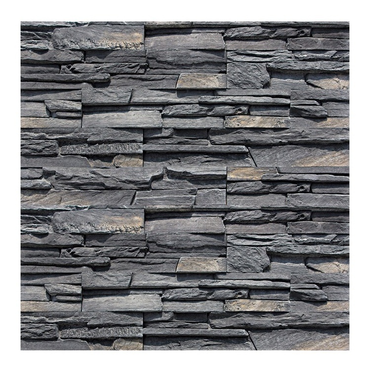 Chinese Good Quality Dry Stack Faux Stone Wall Panels Wholesale Faux Fur Artificial Stone Brick