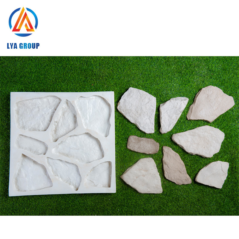 Factory wholesale new design popular artificial stone faux stone stack stone wall panels mold