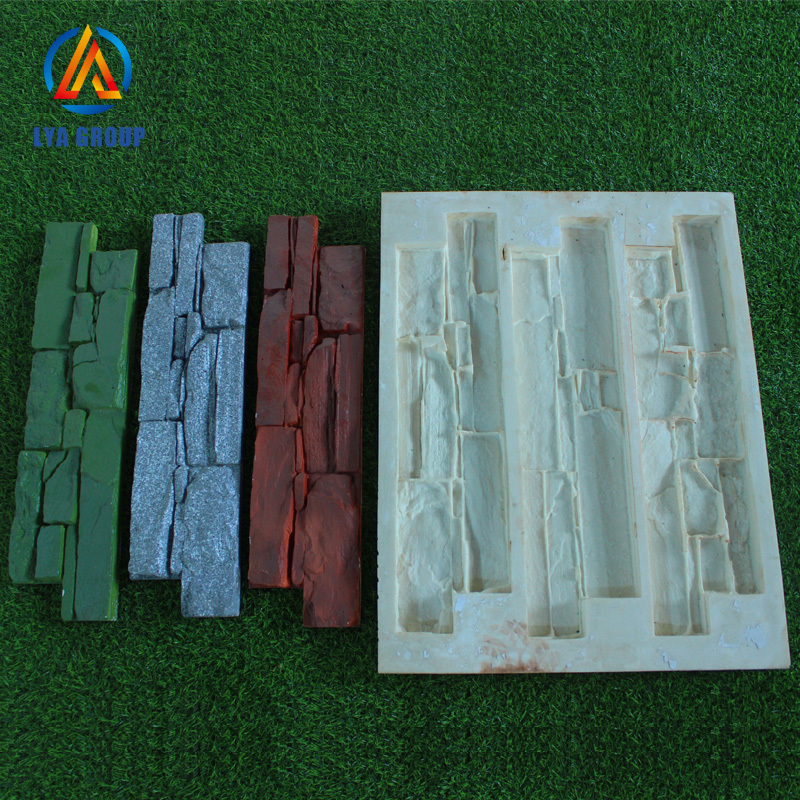 Factory wholesale new design popular artificial stone faux stone stack stone wall panels mold