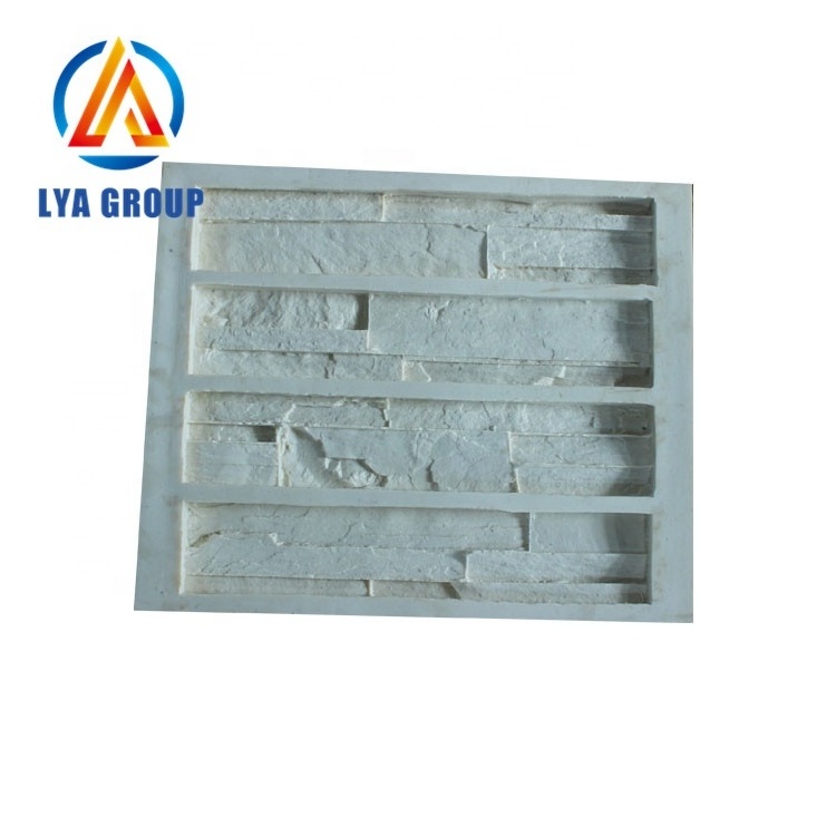 Faux stone stack stone wall panels silicone artificial stone mold