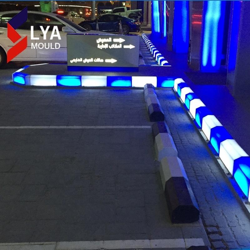 Good price led light parking plastic paving kerbstone road side curb kerb stone