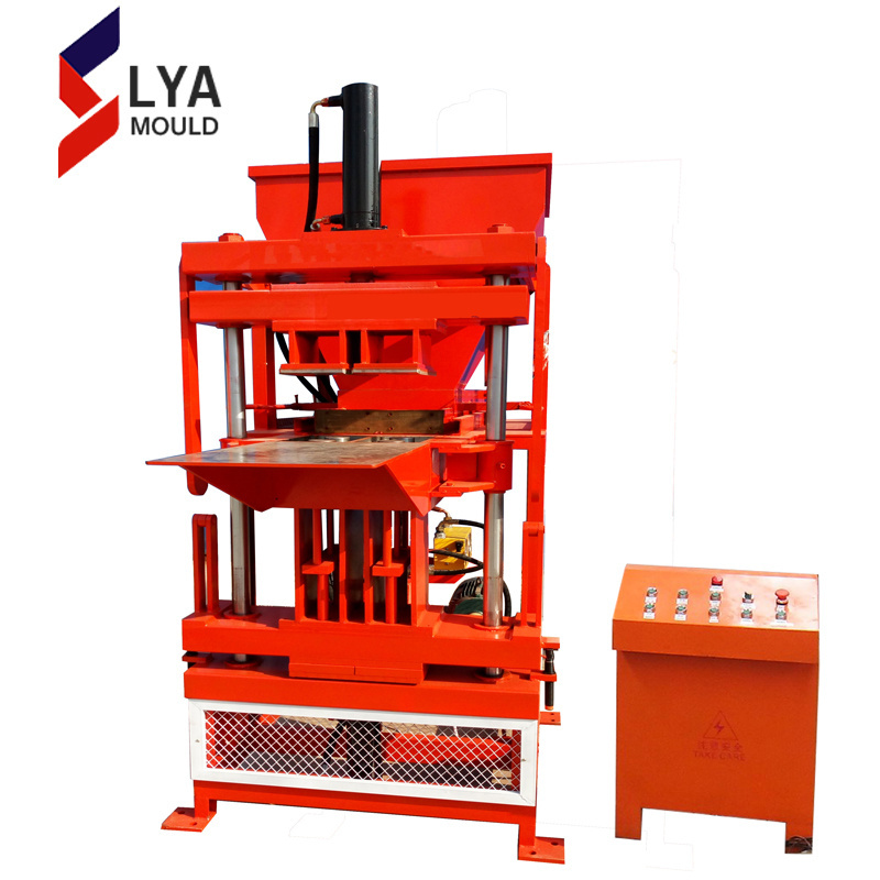 concrete interlocking paving molds manual clay soil brick making machine