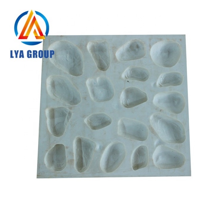 Faux stone mold making natural fossil artificial stone tiles mould