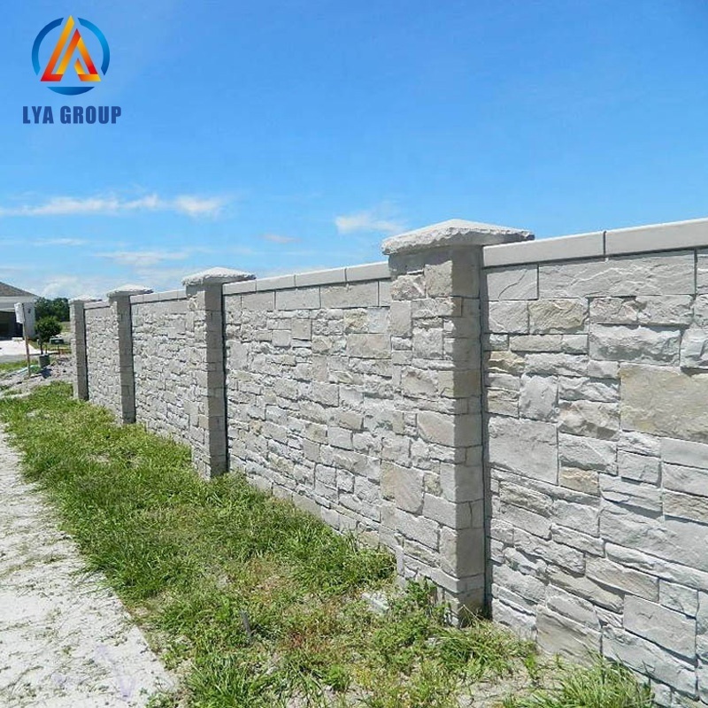 LYA Decorative Precast Plastic Concrete Form For Fence Molds