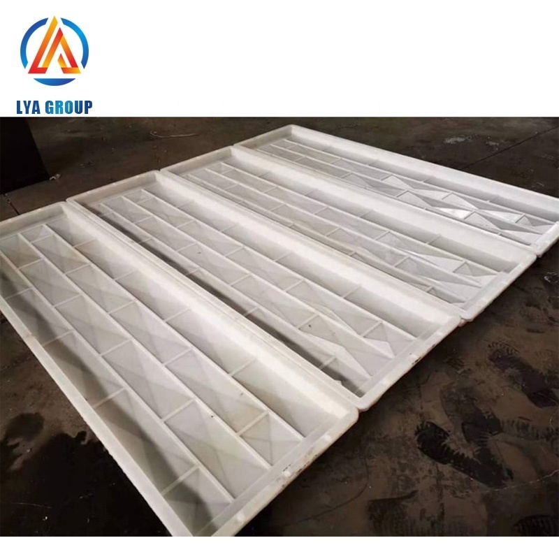 LYA Decorative Precast Plastic Concrete Form For Fence Molds