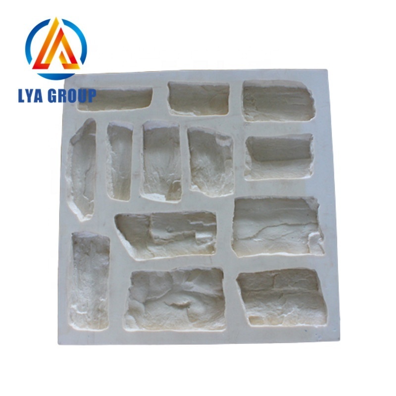 Cultural artificial stone making veneer stone form rubber faux cultured marble stone mold