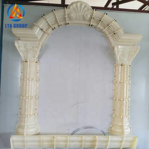 Door Window Trim Moulding Fiberglass Roman Window Frame Pillar Mold For Concrete