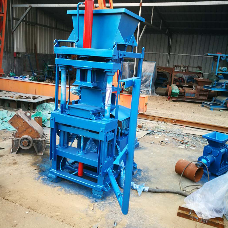 concrete interlocking paving molds manual clay soil brick making machine