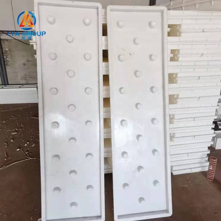 Precast concrete plastic fence post making mold for sale