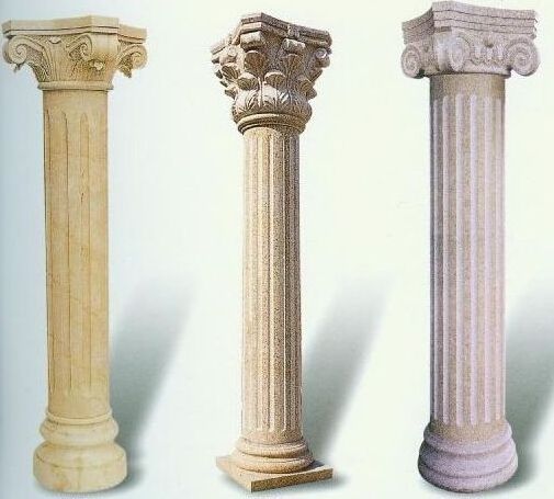 Diameter 25,30,35,40cm decorative roman concrete pillars column molds for sale